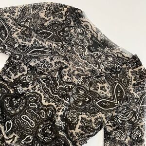 INC International Concepts Womens Sheer Stretchy V Neck Blouse, INC Concepts 268